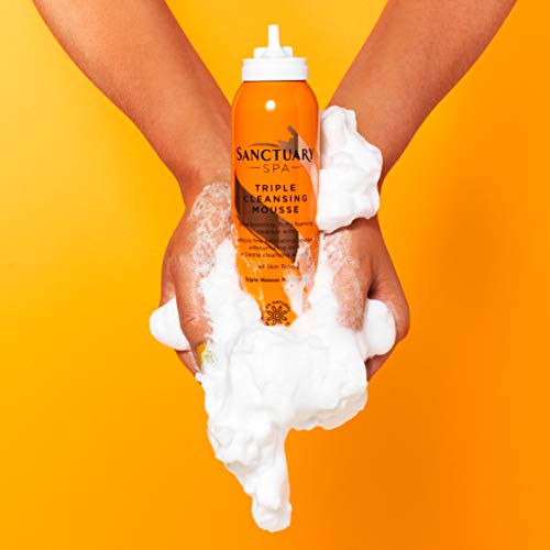Sanctuary Spa Foaming Face Wash, Triple Cleansing Mousse, 3 in 1 Cleanser and Exfoliator, 150 ml - Image 5