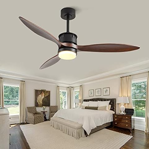 BOJUE 52-Inch Ceiling Fan with Lights Cover