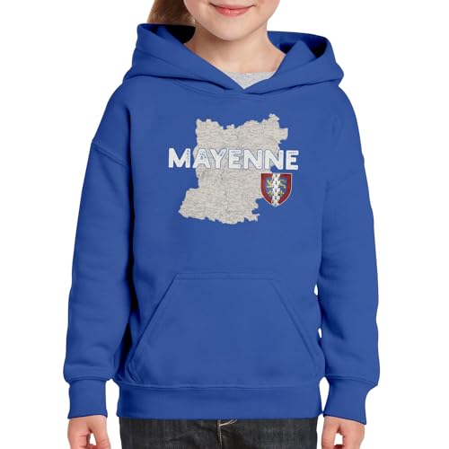 Sweat enfant Mayenne 53 pull premium carte ancienne Laval - 3