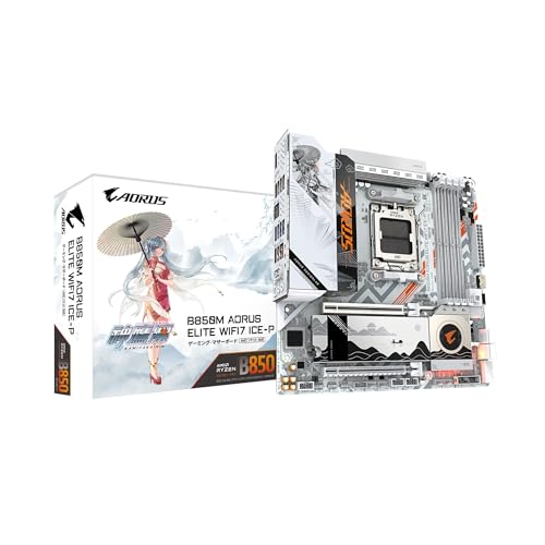 Amazon | GIGABYTE B850M AORUS ELITE WIFI7 ICE-P 神鷹凛モデル Micro