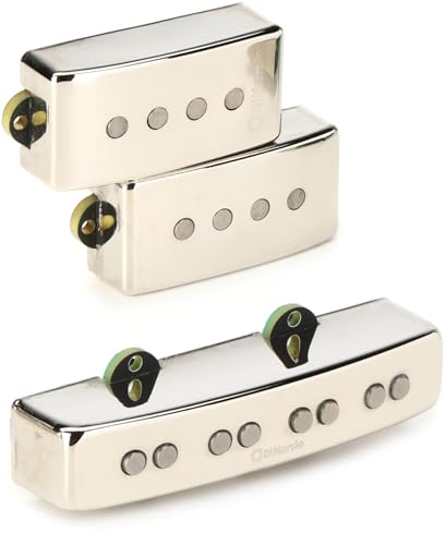 DiMarzio Sixties PJ Pair 4-string Bass Pickup Set - Nickel Cover