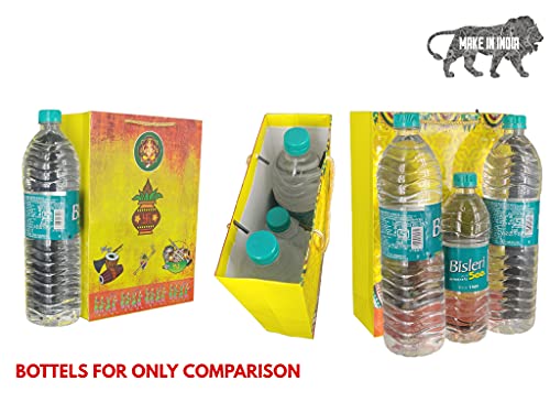 Image of Arrow Paper Products Paper Gift Bags For Marriage Return Gift, Small Presents (Pack Of 30), Yellow