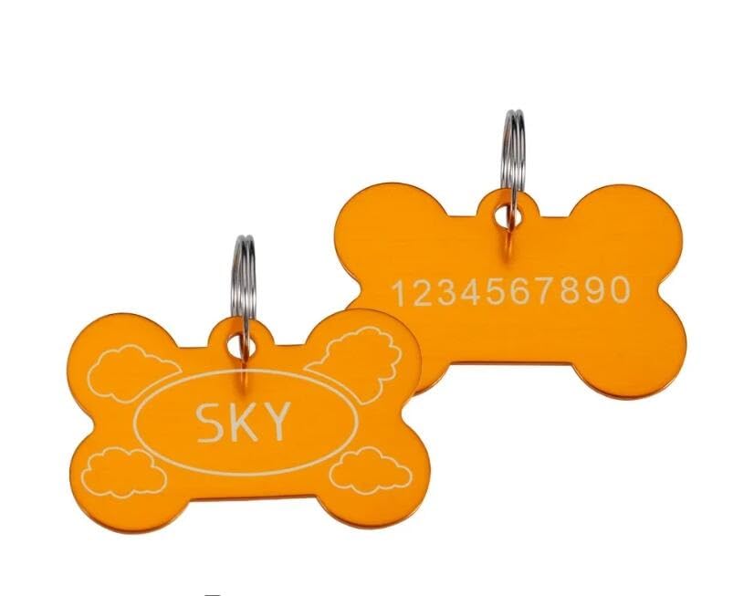 Targhetta Identificativa Per Cani Colorata Anti-smarrimento Targhetta Per Collare Per Cani Personalizzata Collare Per Animali Personalizzato Per Cani Forniture Per Etichette Per Cuccioli Incise
