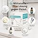 BS Luxry® Zinksalbe gegen Pickel & Akne – 50ml – mit Zinkoxid, Teebaumöl, Salicylsäure, Lavendel & Sheabutter – bei unreiner Haut, Mitessern- reduziert sichtbare Poren & Rötungen