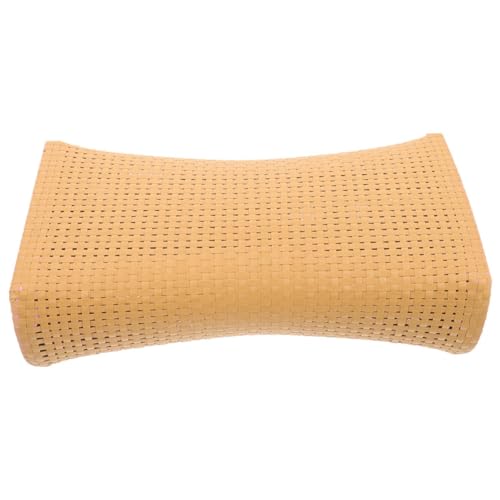 CONGARTENO Cuscino per Sauna in Finto Rattan Poggiatesta Ergonomico Cuscino da Bagno Traspirante per Anziani Leggero e Compatto per Spa e Palestra