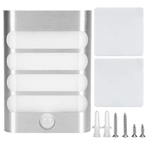FEBT Lumière à Induction, 3 Modes d'éclairage Applique Murale Haute luminosité, lumière Blanche 3.7V 1W pour Couloir Hall Salon Chambre