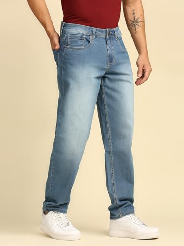 Image of HIGH Star Men's Regular Fit Mid Rise Jeans
