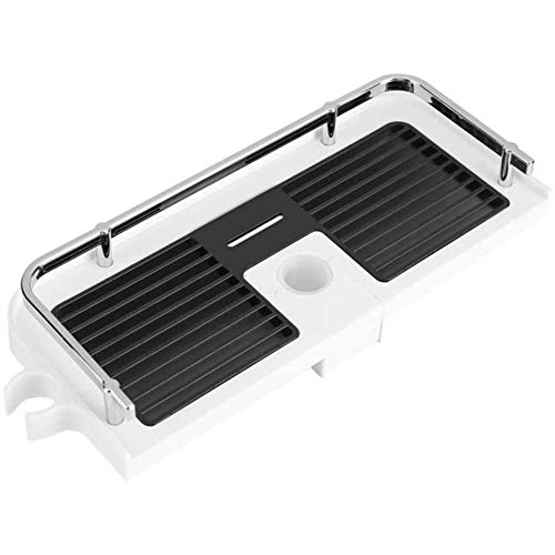 Preisvergleich Produktbild Yiyu Praktische Badezimmerstange Duschablagehalter Organizer Badezimmerregale Duschwanne Einreihiger Duschkopfhalter x (Color : Black)