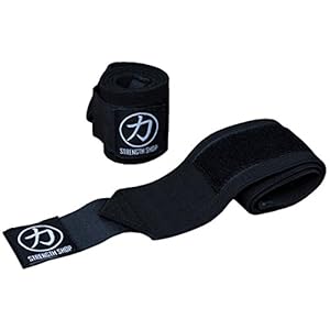 Strength Shop Thor Wrist Wraps – Black (24″ (60cm))