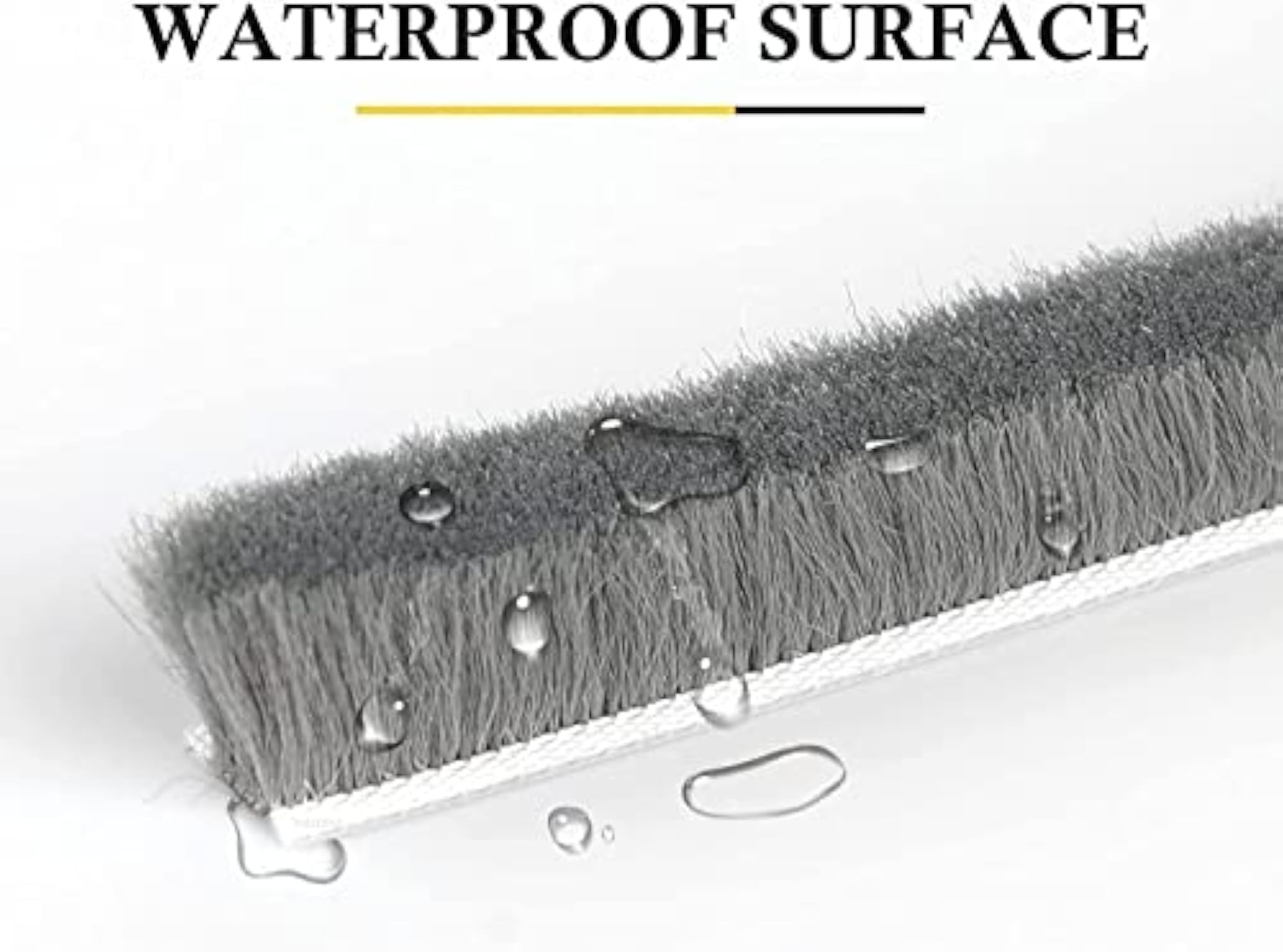 Wood 10 Meters Soundproof Window Sealing Strips, Windproof Dustproof