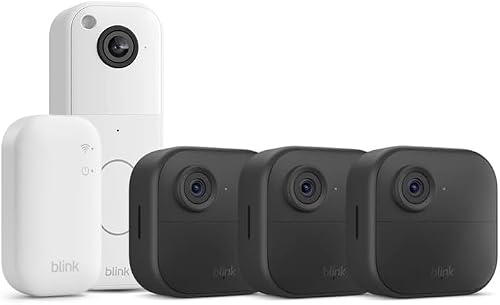 Caméra extérieure 4 Blink avec Sonnette vidéo Blink 