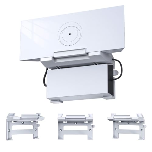 EDUP 2 in 1 Starlink Gen 3 Router Wall Mount with Starlink Power Mount Kit for Starlink V3 V4 Standard & Gen 3 High Performance Standard Router White, EP-SK0023