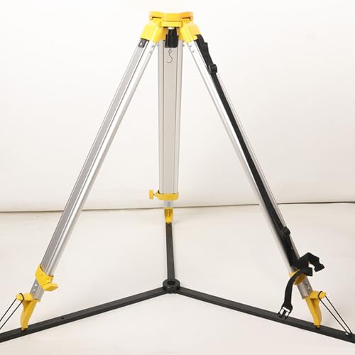 Image of Dpofirs Triangular Strut Aluminum Tripod Stabilizer | Foldable Floor Leveling Guide for Photography, Secure Grip Support Base