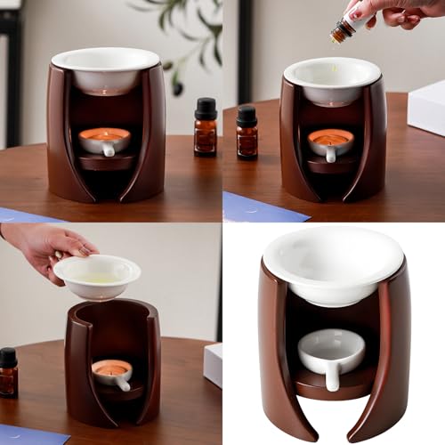 Diffuseur d'aromathérapie céramique brûle-parfum huiles essentielles - 3