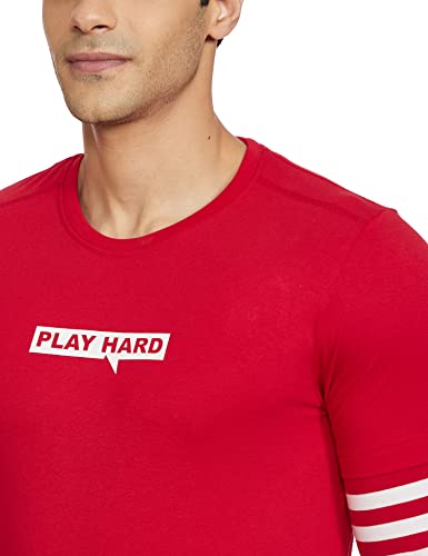 Image of Max Men Cotton Striped Ultra Slim Fit T-Shirt