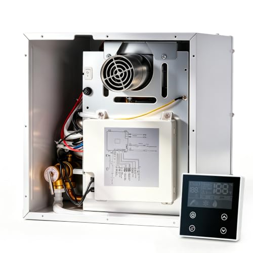 Gidrox RV Tankless Water Heater 55 000 BTU 2.9 GPM On-Demand Instant Hot Water 12V DC High Altitude Ready Up to 9 800ft CSA Certified Energy Saving Heater for RVs and Campers