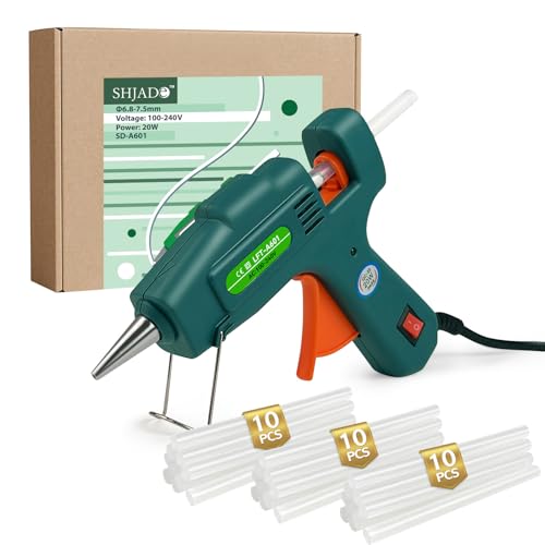 Hot Glue Gun with 30 Glue Sticks, Fast Preheating Hot Melt Gun, Mini Glue Gun Kit DIY Craft Projects