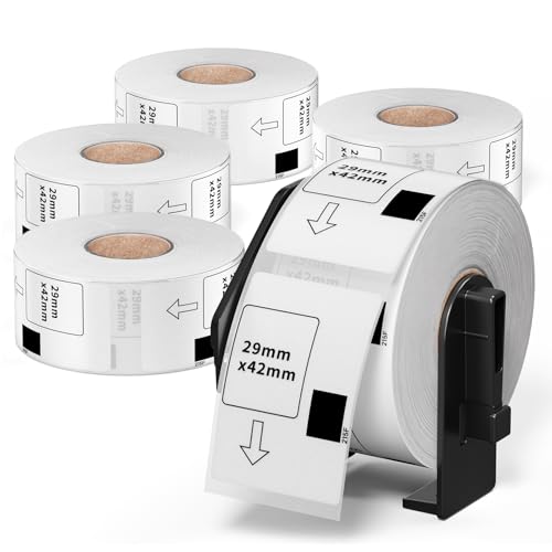 �H�i�\���p���x�� 29mmx42mm DK-1215 DK 1215 ���M�X�e�b�J�[�� 700��/�� ���x���v�����^�[ QL-800 QL-820NWB QL-700 QL-550 QL-720NW QL-650TD, 5���[���Z�b�g�A�u���U�[Brothe