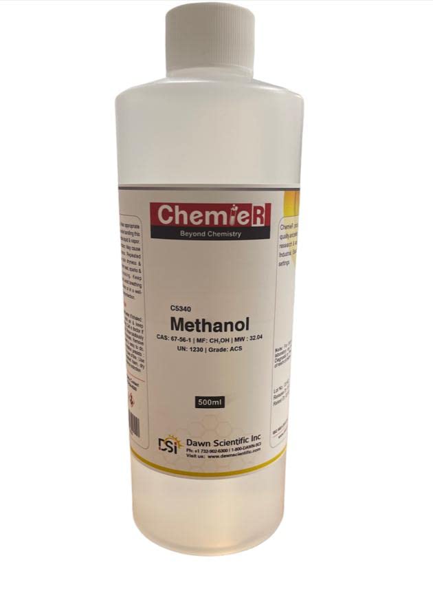 Methyl Alcohol ACS Grade 500 mL