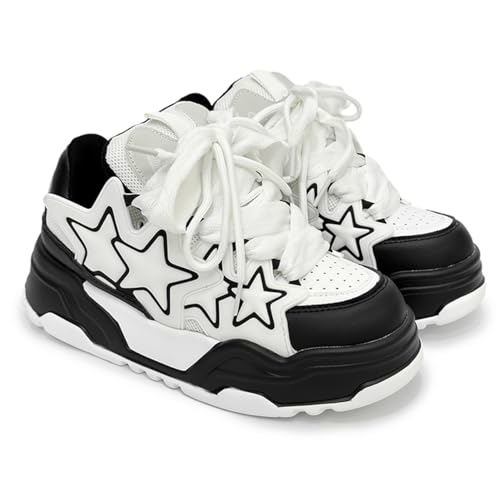 Women's Star Platform Sneakers Kawaii Y2K Walking Shoes for Women & Girls Comfort Athletic Shoes Travel, School2