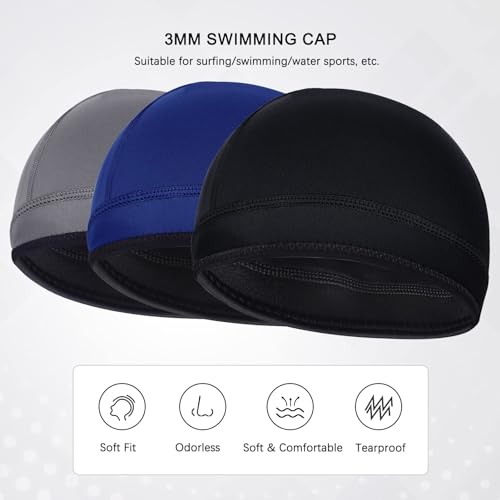 Image of 2mm Neoprene Dive Hood Thermal Mens Wetsuit Cap for Surf Snorkel