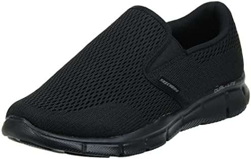 Skechers Men's Equalizer Double Play Slip-On Loafer,Black,9.5 M US