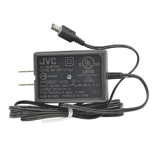 Nixxell Camcorder Power Supply Battery Adapter Charger for Select JVC Camcorders (See Description)