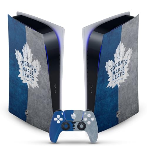 Skin vinyle Toronto Maple Leafs pour console PS5 Digital et manette DualSense