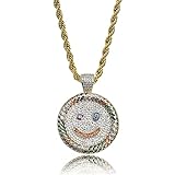 Ocasión: los detalles del collar son exquisitos, diseñados para hip hop y disfraz en el casual, fiesta, baile, clase, bar, también se puede utilizar como un regalo enviado a tus amigos o familiares