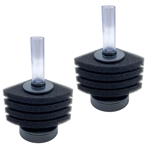 RedBeryl スポンジフィルター 水槽 投げ込み式 ろ過装置 (本体2個, RB2890)