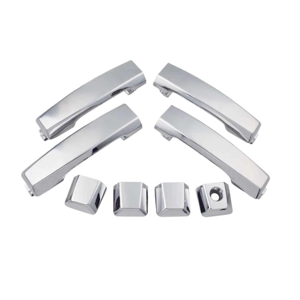 FILWY Exterior Door Handle 80647ZC00A 80646ZC00A Front Rear Left Right 4 Pieces Compatible with Nissan Titan Armada QX56 5.0L 5.6L(Rear Right)