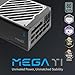 FSP MEGA TI 1650W Power Supply, 80 Plus & Cybenetics Titanium, Lambda A++, ATX3.1 & PCIe 5.1 (12V-2x6), Full Modular (MEGA TI-1650W)