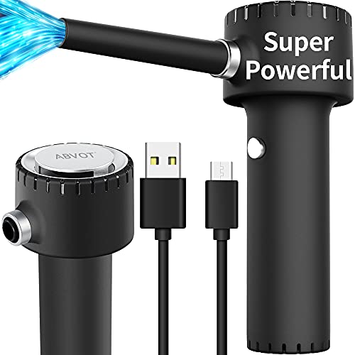 Cordless Air Duster, Electronics Duster, Better Choice for Compressed Air Duster, Air Can Duster, Computer Keyboard Cleaner Air Spray, Rechargeable Electric Air Duster with 6000mAh Battery, 40000 RPM