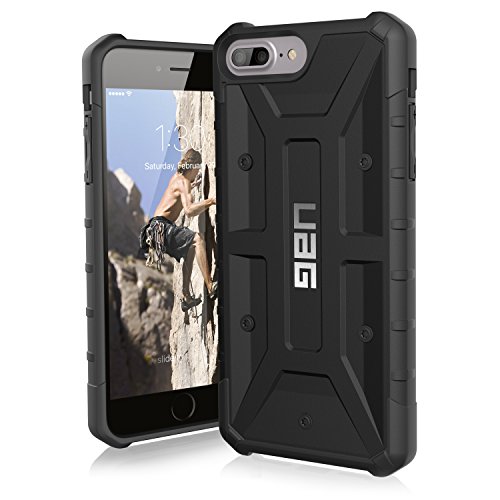 URBAN ARMOR GEAR UAG iPhone 8 Plus/iPhone 7 Plus/iPhone 6s Plus [5.5-inch Screen] Pathfinder Feather-Light Rugged [Black] Military Drop Tested iPhone Case