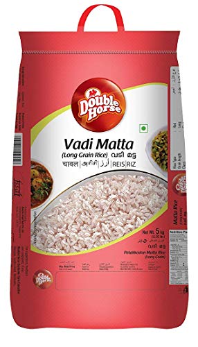 Double Horse Nutritious Bran Retained Vadi Matta rice10Kg | Parboiled |Kerala Traditional | Export Quality