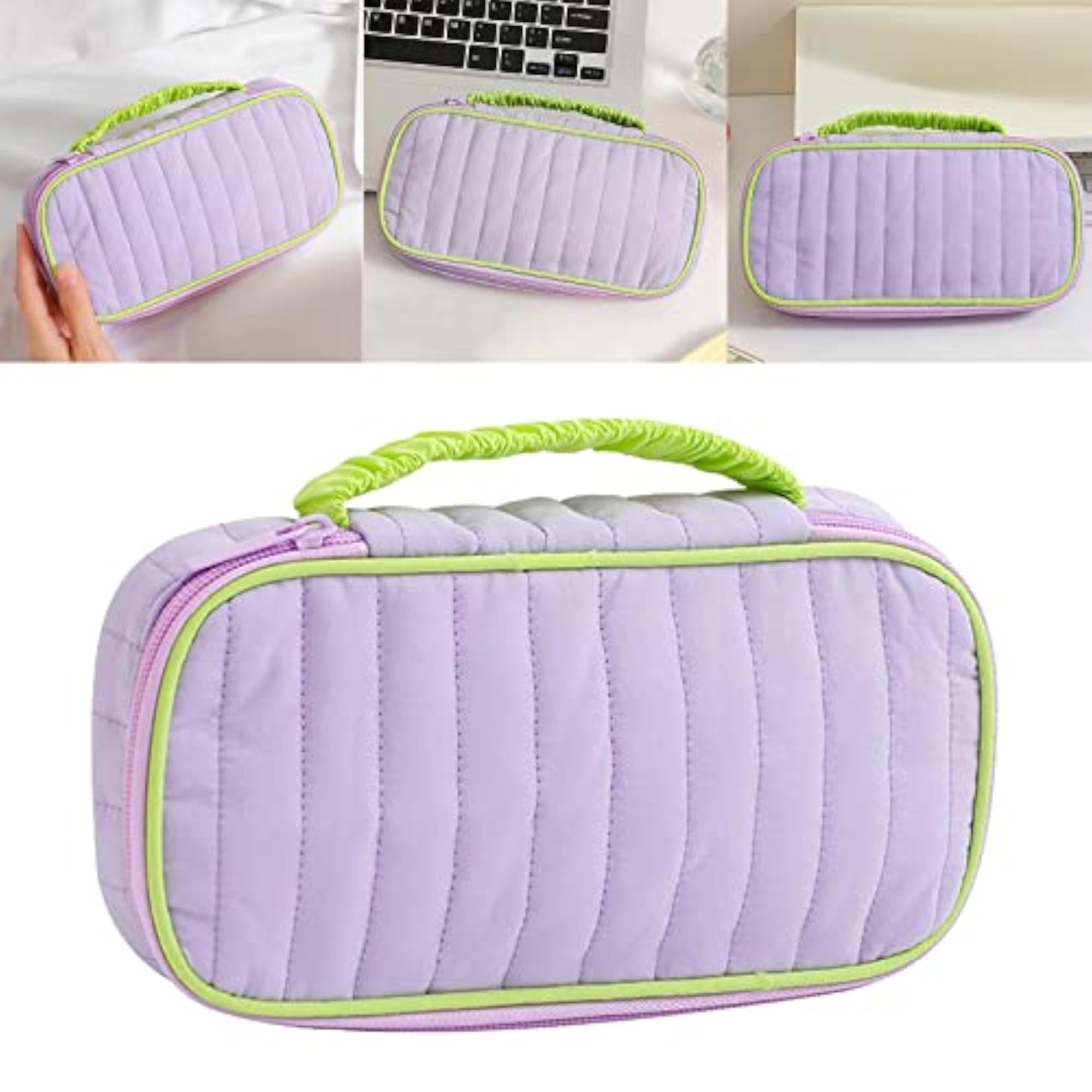 Portable Makeup Bag with Handle, Sundries Storage Bag