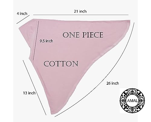 One Piece Hijab, Cotton, Solid Cover, USA, Model H134