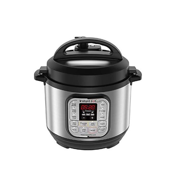 Instant Pot Duo 7-in-1 Mini Electric Pressure Cooker, Slow Rice Cooker, Steamer, Sauté, Yogurt Maker, Warmer & Sterilizer, Includes Free App with over 1900 Recipes, Stainless Steel, 3 Quart