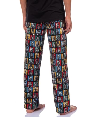 INTIMO Mortal Kombat Pajama Lounge Pants Men's Allover Character Squares Design Adult Loungewear4