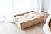 PetPals Hand Made Paper Rope Round Bed for Cat/Dog/Pet Sleep with Pillow, Natural (Rectangle)