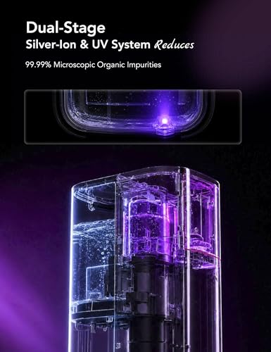 Image of Leysern Countertop Reverse Osmosis Water Filter with UV, No Installation