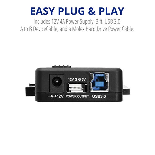 USB 3.0 to PATA and SATA 3.5 and 2.5 inch Hard Drive Adapter - Thumbnail 3