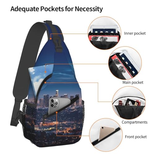 Morrales Urbanos Sling Backpack Negro Unisex miniatura 3