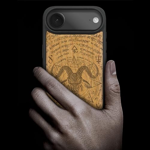 Coque iPhone 17 Air antichoc résolvant les chutes avec son style bois - 2