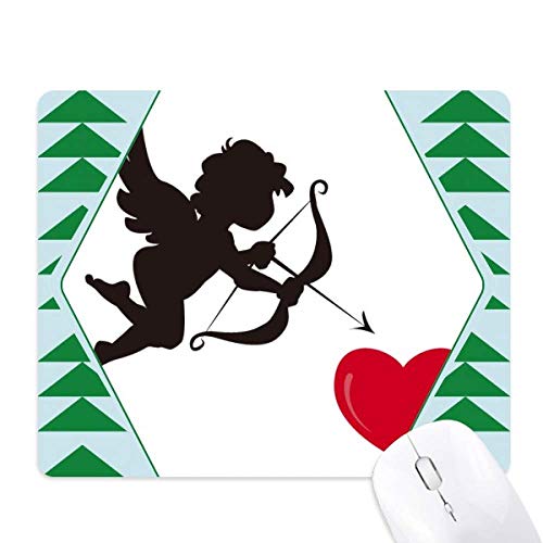 Tapis de souris Cupidon cœur rouge pour sublimer votre bureau de télétravail nature