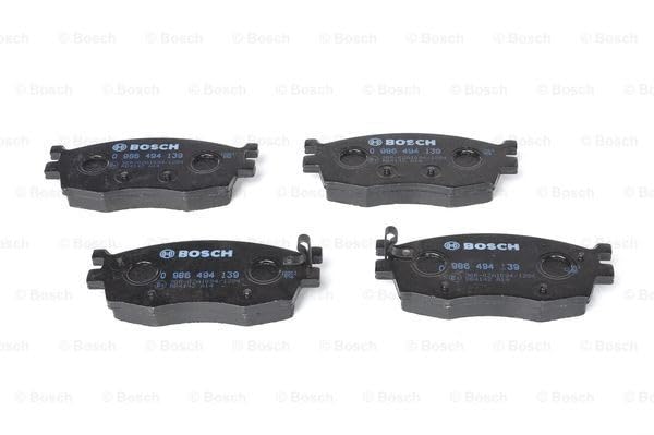 Pastiglie Freni Certificate Pastiglie Freni Posteriori Bosch BP1252 - Senza Rame, Con Accessori, ECE-R90 Freni Auto Asse Posteriore