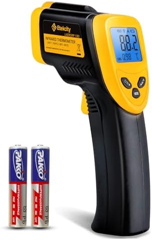 Etekcity Termómetro infrarrojo de -50 hasta +610 °C, pirómetro di...