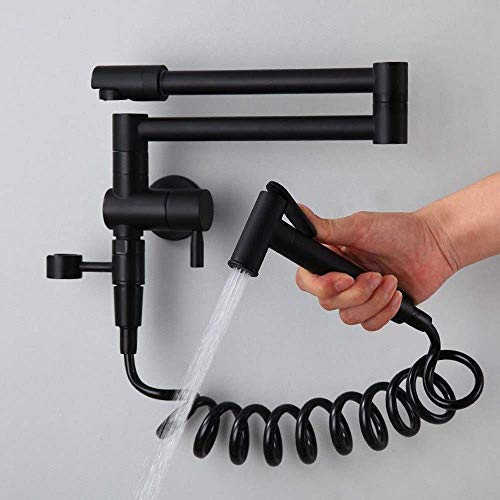 Grifos de agua clásicos, grifo Grifo de agua Tome una ducha Columna de agua Grifo de bronce en el lavabo de la pared Grifo de cocina frío simple Lavabo Fregadero Lavadero Piscina Telesbidet Grifo Bide