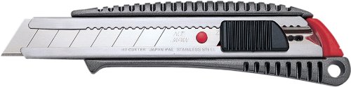 NT Cutter Heavy-Duty Aluminum Die-Cast Grip Auto-Lock Utility Knife (L-500GRP)