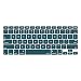 Mosiso Keyboard Cover for MacBook Pro 13 Inch, 15 Inch (with or without Retina Display, 2015 or Older Version) MacBook Air 13 Inch, Deep Teal